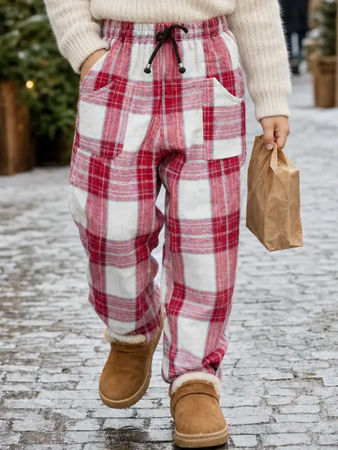 Candy Check casual pants