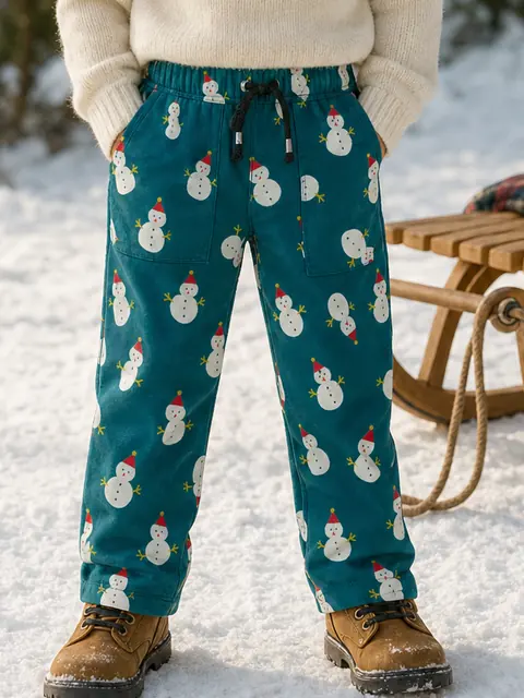Snowmen casual pants